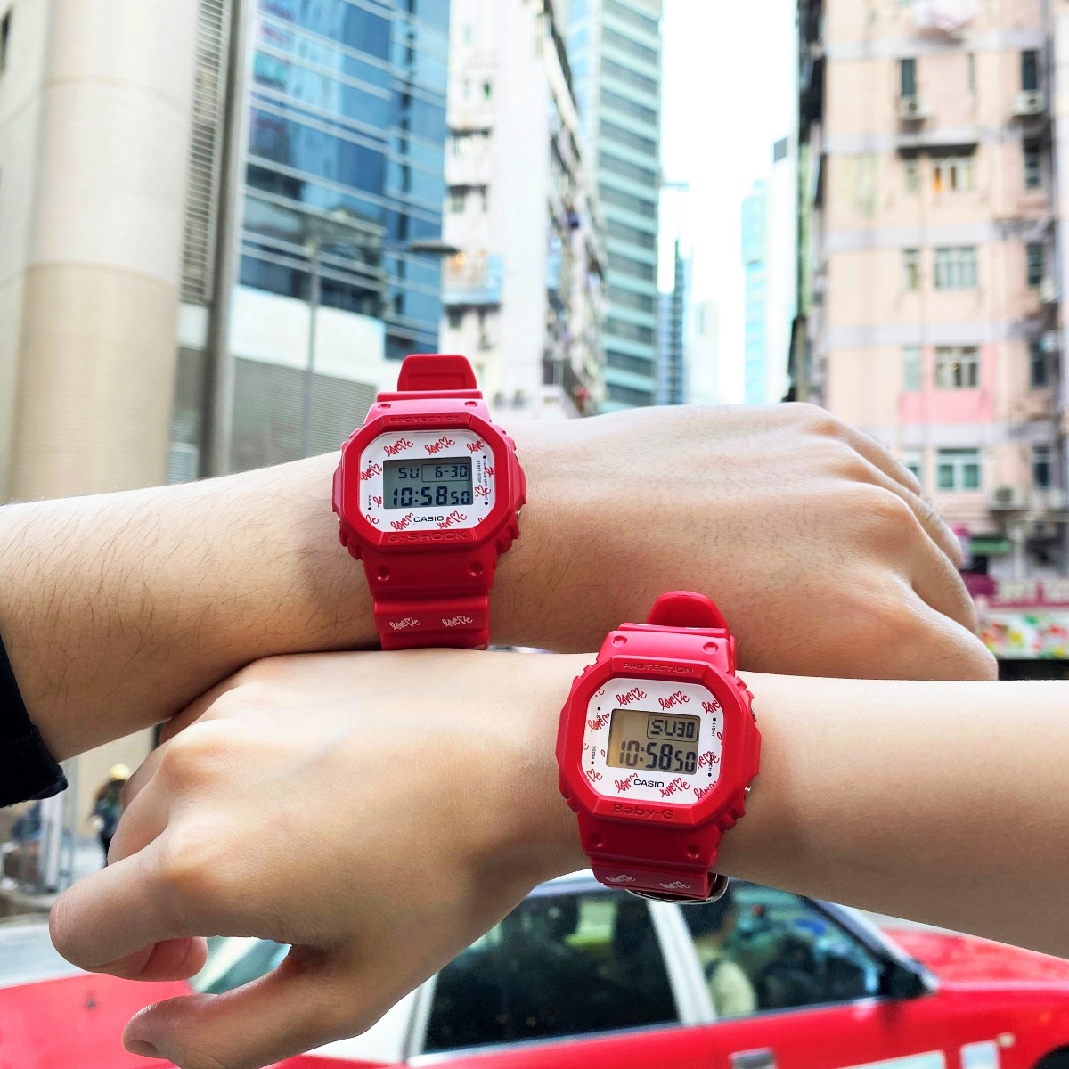 Love Conquers All G SHOCK X BABY G Love Collection CASIO