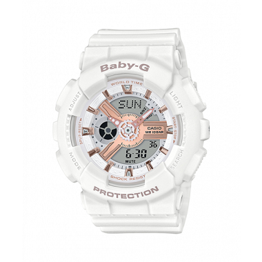 カシオ CASIO 腕時計 BABY-G BA-110RG-4AJF 白